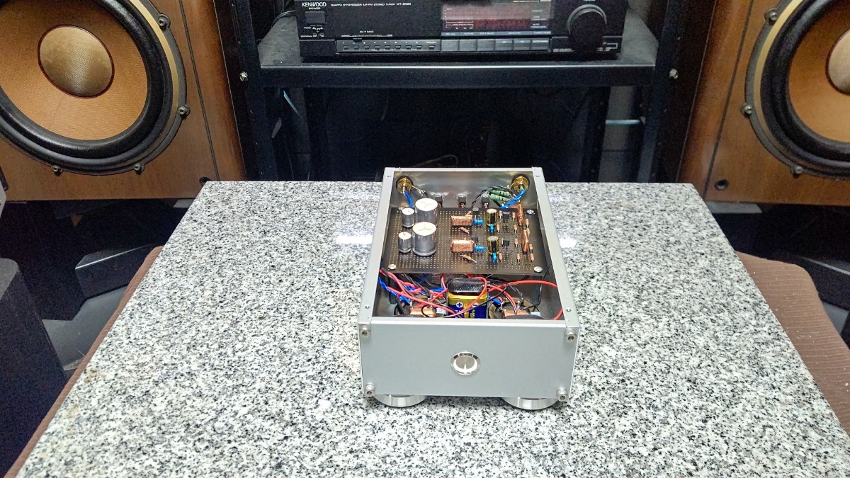 ハンドメイド バッテリー駆動 MC ヘッドアンプ 39台目!大好評です!拍卖