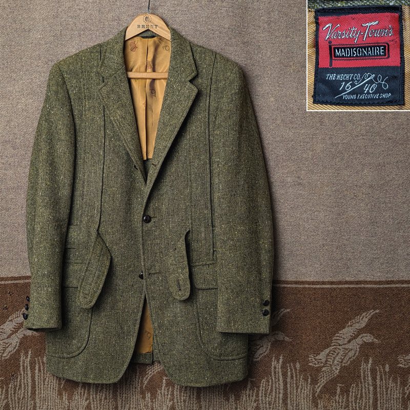 60s 【Varsity towns MADISONAIRE】 Norfolk Jacket 60年代 ノーフォーク ジャケット テーラード ハンティング アイビー ビンテージ 50s70s拍卖