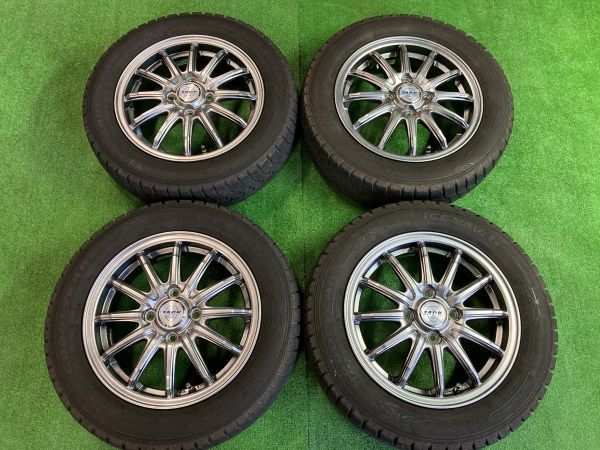 送料無料 スタッドレスセット グッドイヤー アイスナビ6 165/65R14 2016年製造 ハスラー ミラージュ キャスト ソリオ拍卖