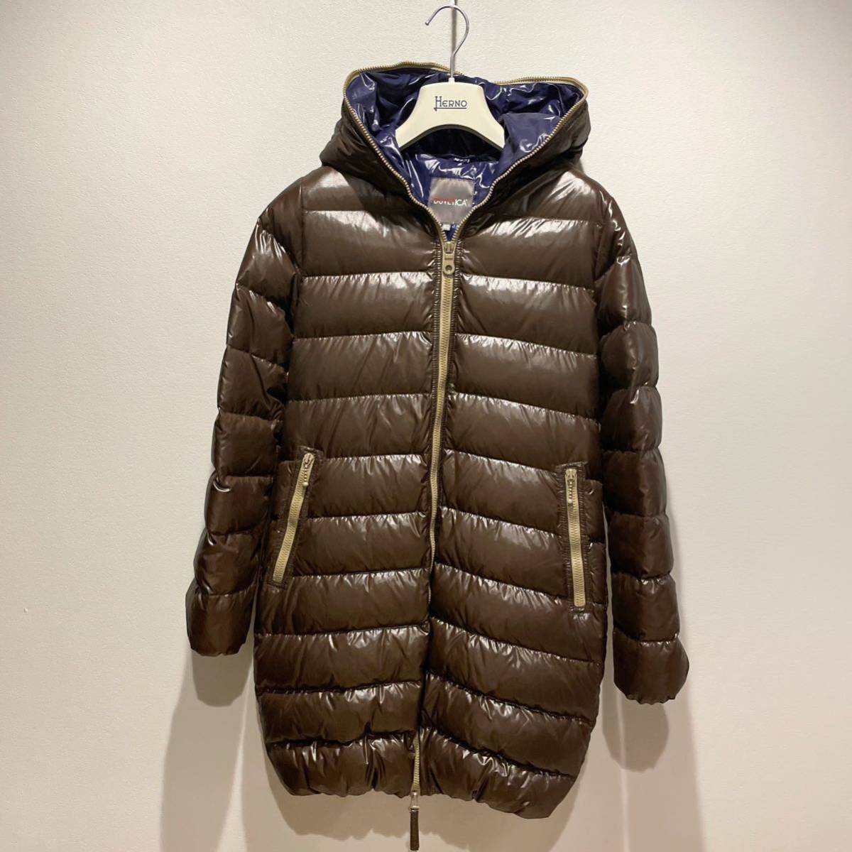 【送料無料】【美品】【国内正規品】DUVETICA デュベティカ ACE アチェ ダウンコート 茶 ブラウン 40拍卖