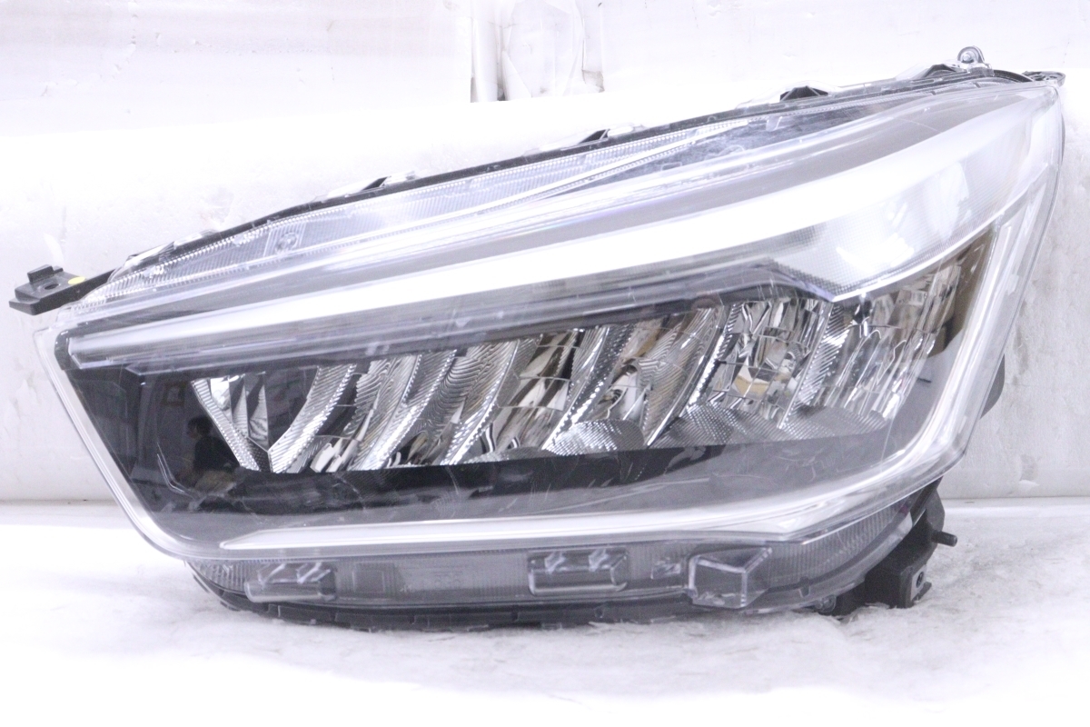 3Y-43★美品★LED A200A ライズ★左ヘッドライト ICHIKOH 1991 打刻:AD ASSY ブラック 純正★トヨタ (UK)拍卖