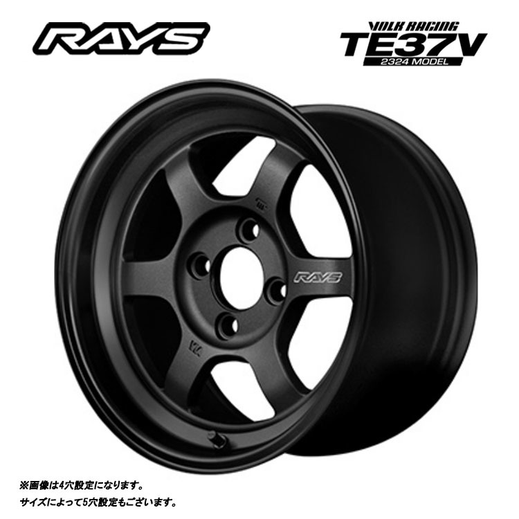 送料無料 レイズ VOLK RACING TE37V 2324 MODEL 7.5J-17 +30 4H-100 (17インチ) 4H100 7.5J+30【1本単品】拍卖