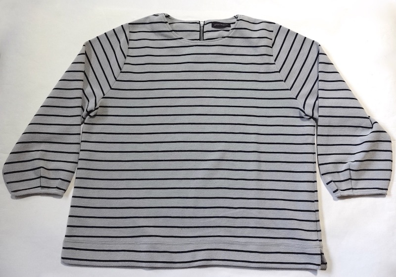 (USED) greennout グリーンノート ボーダー 大きいサイズ拍卖