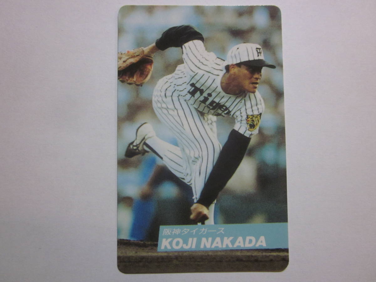 1992年カルビープロ野球カード 関西限定版 T71 仲田幸司 阪神タイガース 38年ぶり日本一!超美品拍卖