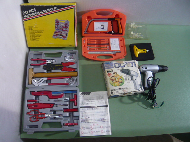 B30◆ 鋸セット ドライバー ドリル &ドライバー 4点セット◆未使用保管品◆A拍卖