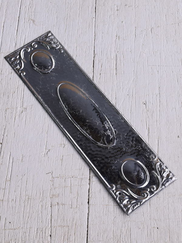 イギリス アンティーク アルミ製 ドアプレート 12092拍卖