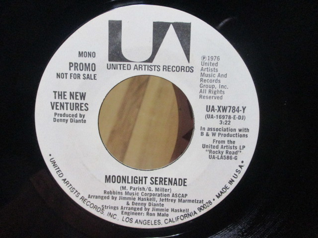VENTURES ニュー・ベンチャーズ MOONLIGHT SERENADE ムーンライト・セレナーデ 米EP DJ盤 MONO STEREO ノーキー・エドワーズ メルテイラー拍卖