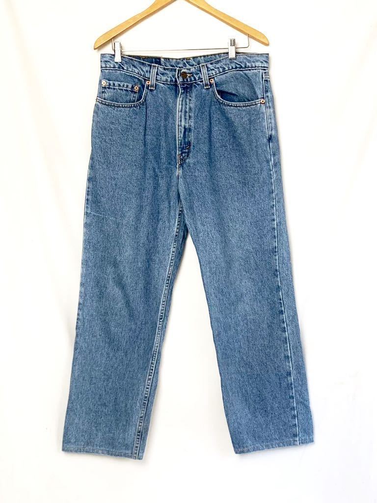 90s USA製 ビンテージ リーバイス 550 デニムパンツ レッドタブ リラックスフィット ジーパン gパン アメリカ /503 シルバータブ ワイド拍卖