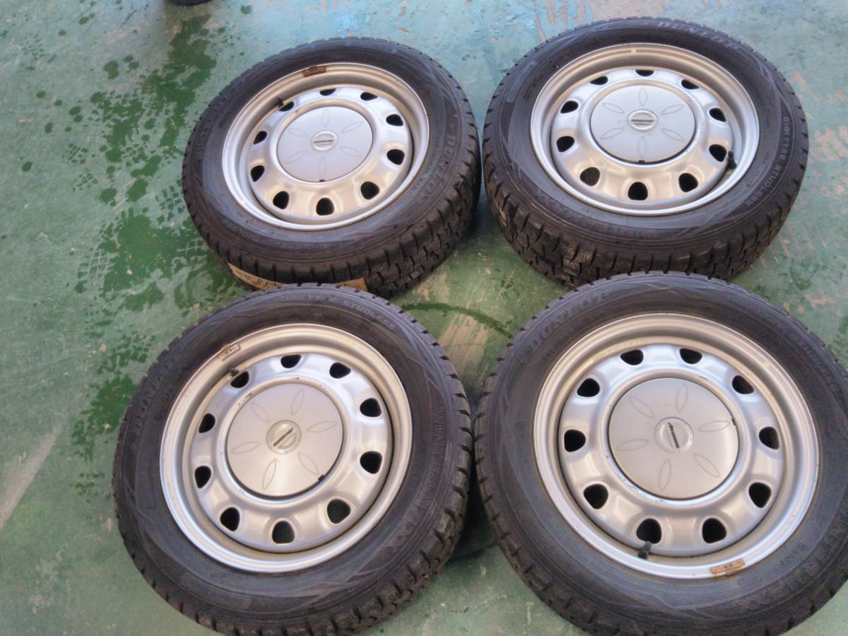 Y22 175 65 R15 WINTERMAX NZE164 FIELDER フィールダー スタッドレス スチールホイール付き 4本セット バリ拍卖