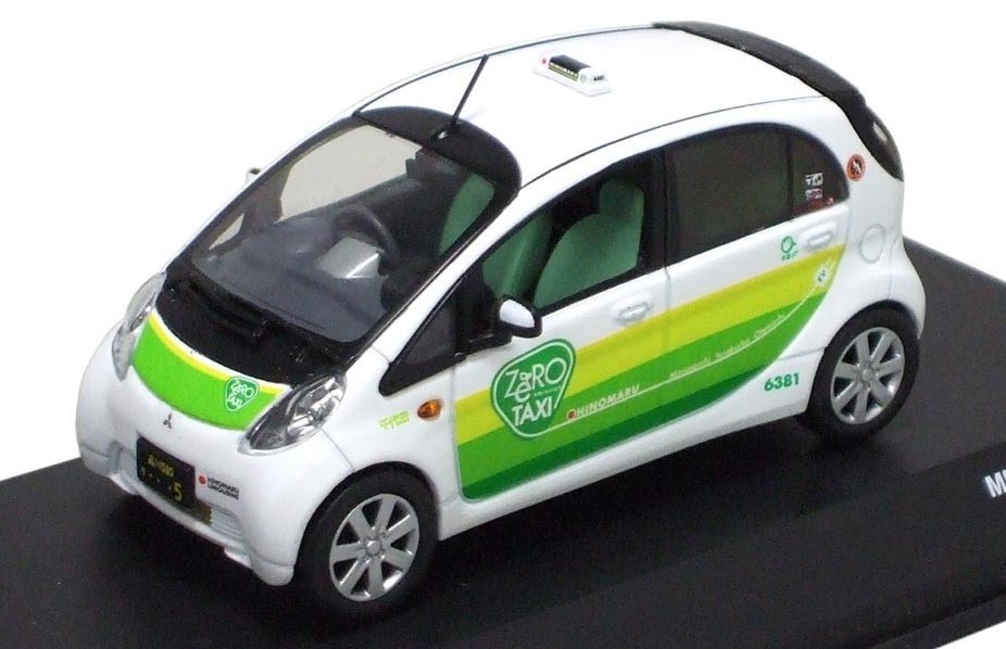 ■即決京商 Jコレクション 1/43【三菱 i-MiEV ”ZeRO”TAXI (ホワイト/グリーン)拍卖