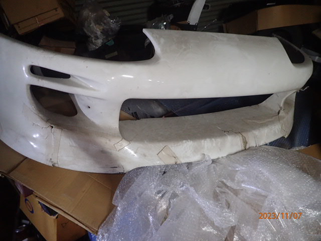 スープラ JZA80 社外 FRP製 エアロ フロントバンパー ホワイト系拍卖