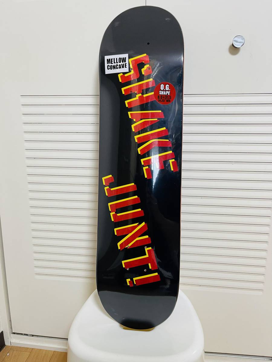 在庫処分 SHAKE JUNT シェイクジャント スケートボードデッキ 8.0*31.5 C拍卖