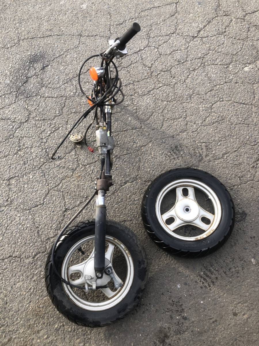 【50404】 ホンダ クレアスクーピー (i) AF55 (1206番台~) 足回り フロントフォーク ホイールセット 三又 ドラム スイッチ レバー拍卖