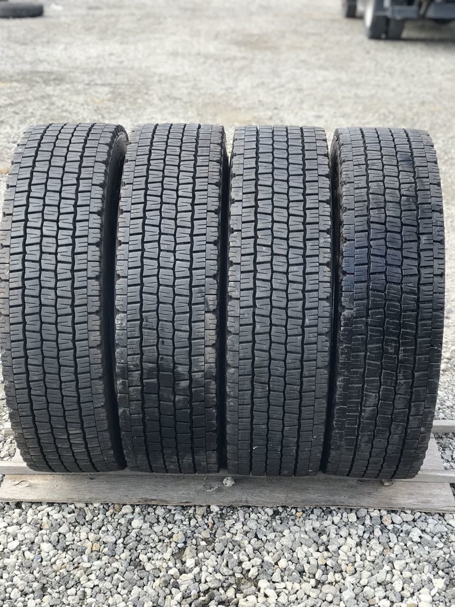 2907 ダンロップ 275/80R22.5 スタッドレス 4本セット拍卖