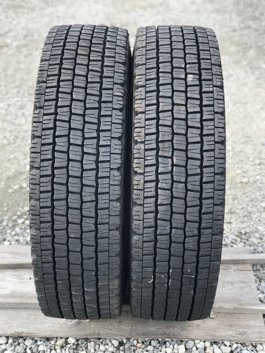 2908 ダンロップ 275/80R22.5 スタッドレス 2本セット拍卖