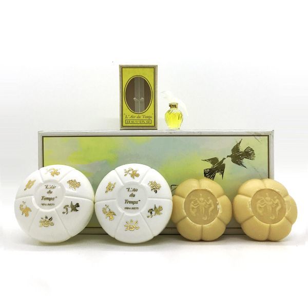 NINA RICCI ニナ リッチ レール デュタン 香水 2.5ml×1点 & サヴォン 石鹸 50g×2点 ☆送料510円拍卖