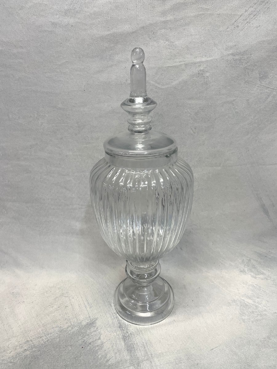 【福岡】W170 キッチン雑貨 ふた付きガラス容器◆DULTON◆W170 H460 D170◆モデルR展示品◆KO27_Tm拍卖