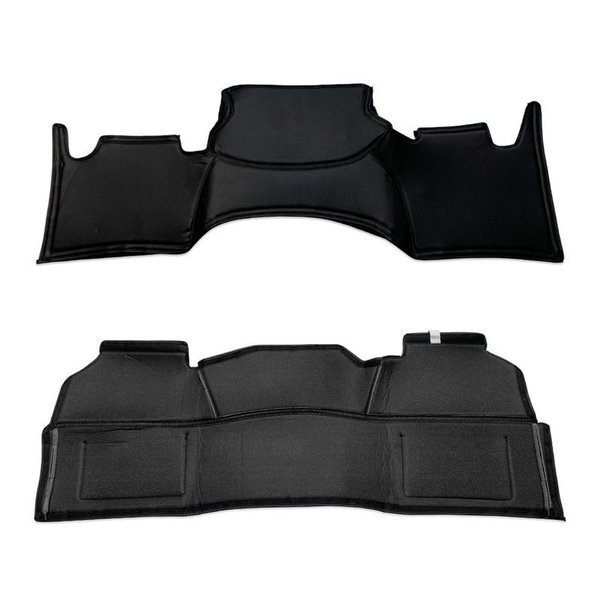 ハイエース 200系 カスタム パーツ エンジンルームフード 1~6型 S-GL 標準ボディ ブラックレザーポケット付き2P JP-DMH002BK+JP-DMH009BK拍卖