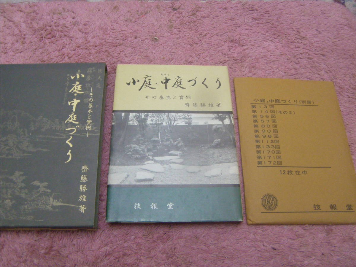 小庭・中庭づくり その基本と実例 斉藤勝雄 技報堂出版 別冊図12枚有り拍卖