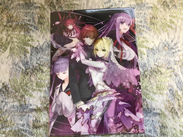 d249クリアファイル FGO Fate/EXTRA CCC 画集 愛 -ワダアルコ Fate ART WORKS-」 メロンブックス購入特典 ネロ 玉藻 BB拍卖