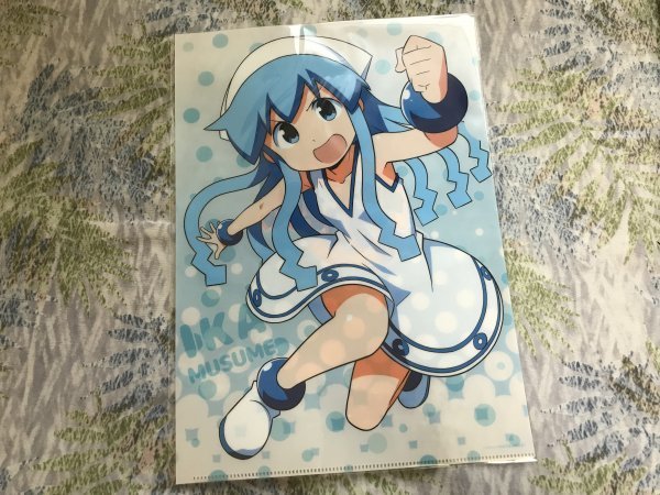 d242クリアファイル イカ娘 22巻 安部真弘 とらのあな特典拍卖