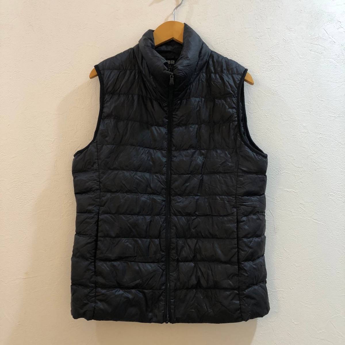 UNIQLO/ユニクロ ウルトラライトダウン コンパクト ブラック 黒 レディース L アウトドアキャンプ拍卖