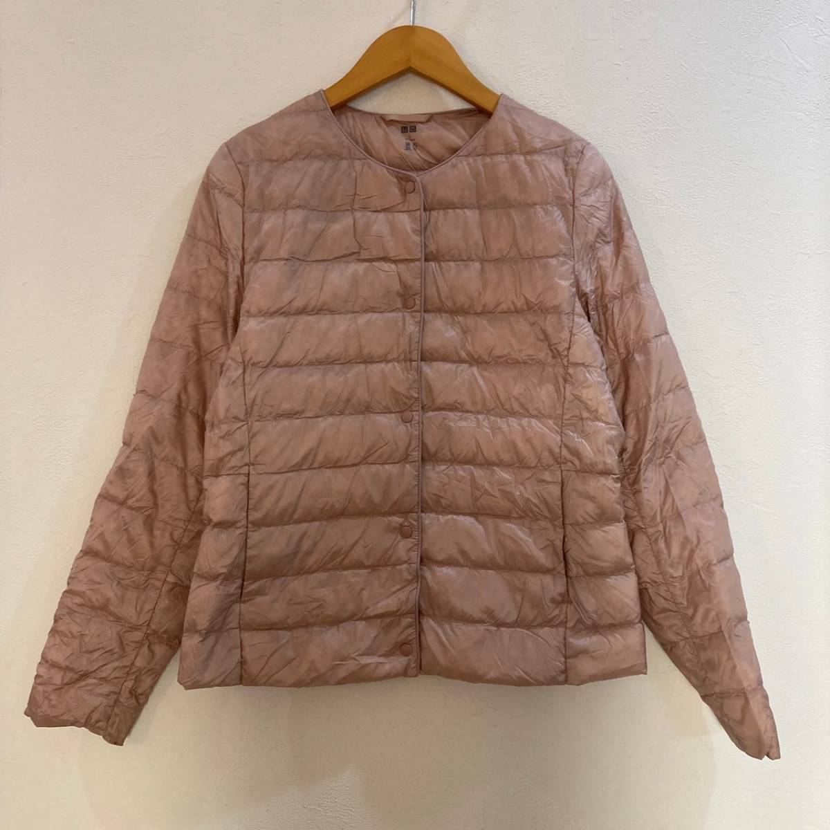 UNIQLO/ユニクロ ウルトラライトダウンジャケット コンパクト ピンク レディース S拍卖