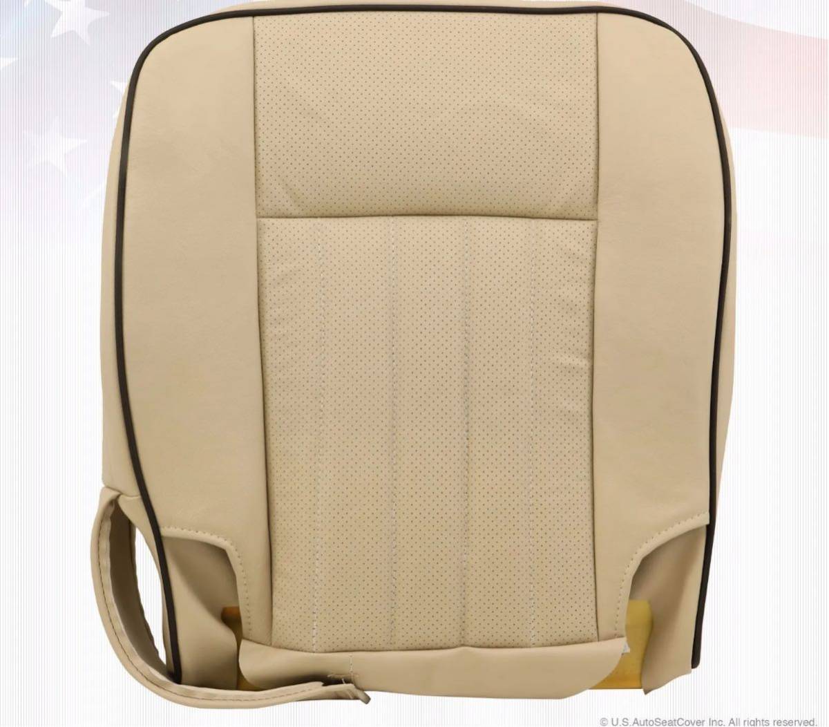 2005-2006 リンカーン ナビゲーター 純正OEM 座面シートカバー ベージュ 助手席 シート リミテッド 運転席シート エアサス拍卖