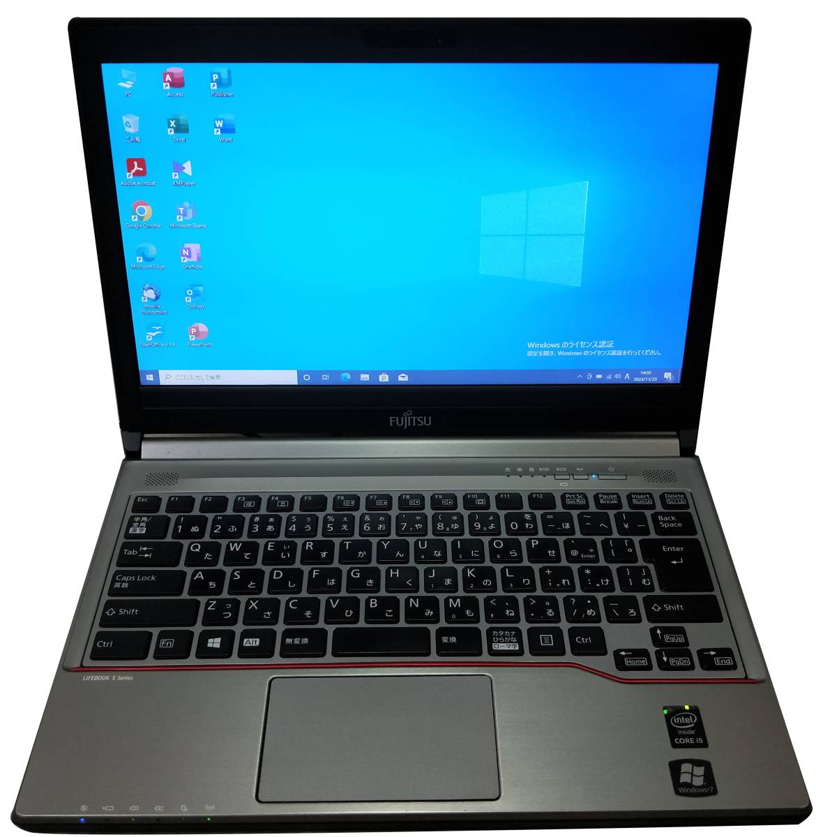 ★【驚速 FUJITSU E734/K i5-4310M 2.70GHz x4+4GB+SSD128GB 13.3インチノートPC】Win10+Office2021/HDMI/USB3.0■D112338拍卖