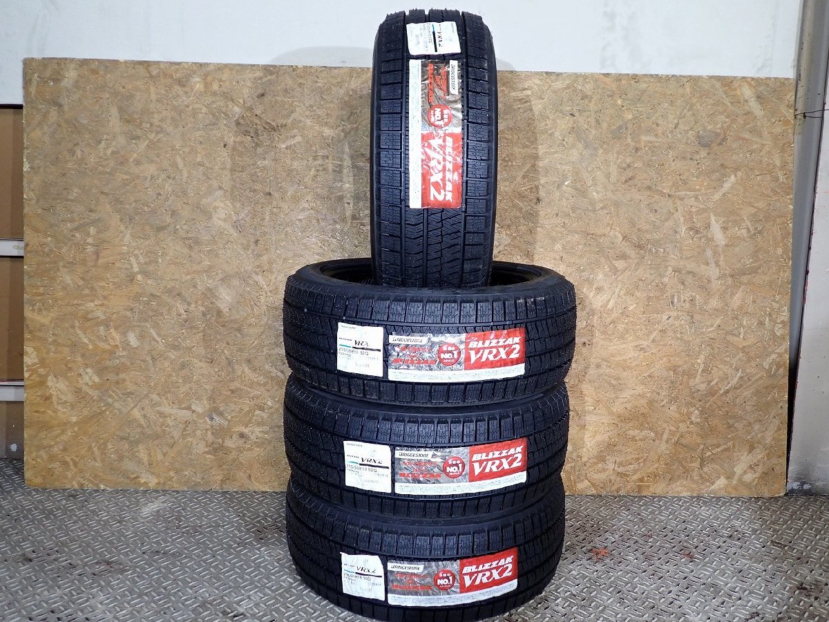 GM1116【送料無料215/50R18】4本 2020年製 ブリヂストン ブリザック VRX 未使用 新品スタッドレス ヤリスクロス《即決》拍卖
