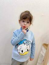 ベスト キッズ ボアベスト パジャマ 子供服 厚手 女の子 男の子 兼用 伸縮性ある かわいい 軽量 (色:ブルー サイズ:90cm)拍卖
