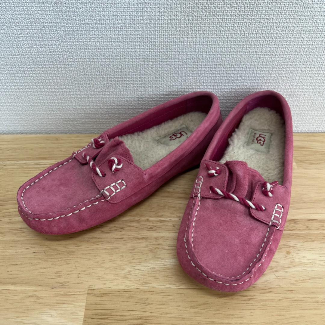 UGG アグ モカシンシューズ スウェード 22cm 10093117拍卖