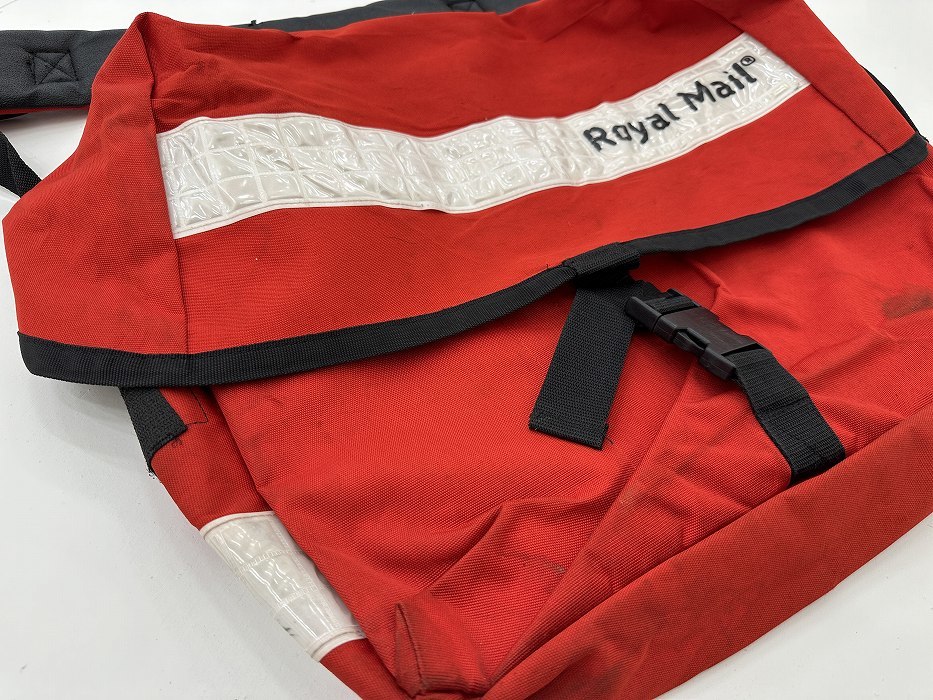107536 コンディションA ヴィンテージ 英国 「ROYAL MAIL」 ロイヤルメール メッセンジャーバッグ ホワイトリフレクター拍卖