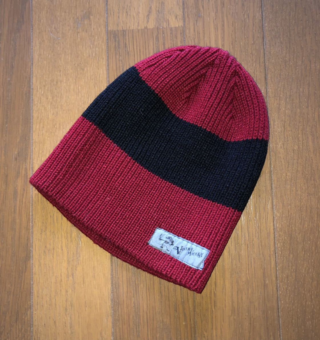 東京ディズニーシー ★ ヴィンテージミッキー ニットキャップ ニット帽 ♪拍卖