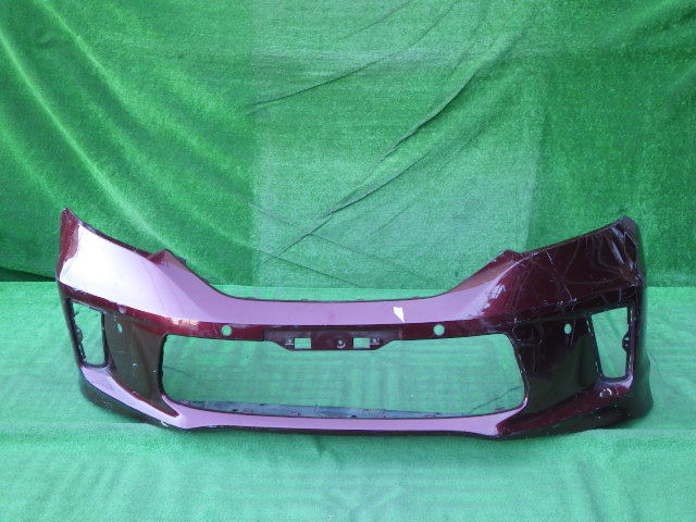 GB3 GB4 後期 フリード エアログレード GP3 フリードハイブリッド 純正フロントバンパー HV 赤 71101-SYY-J000拍卖