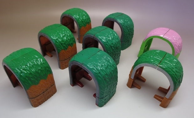 【中古】カプセルプラレール ストラクチャー トンネル×8【きかんしゃトーマス?】拍卖