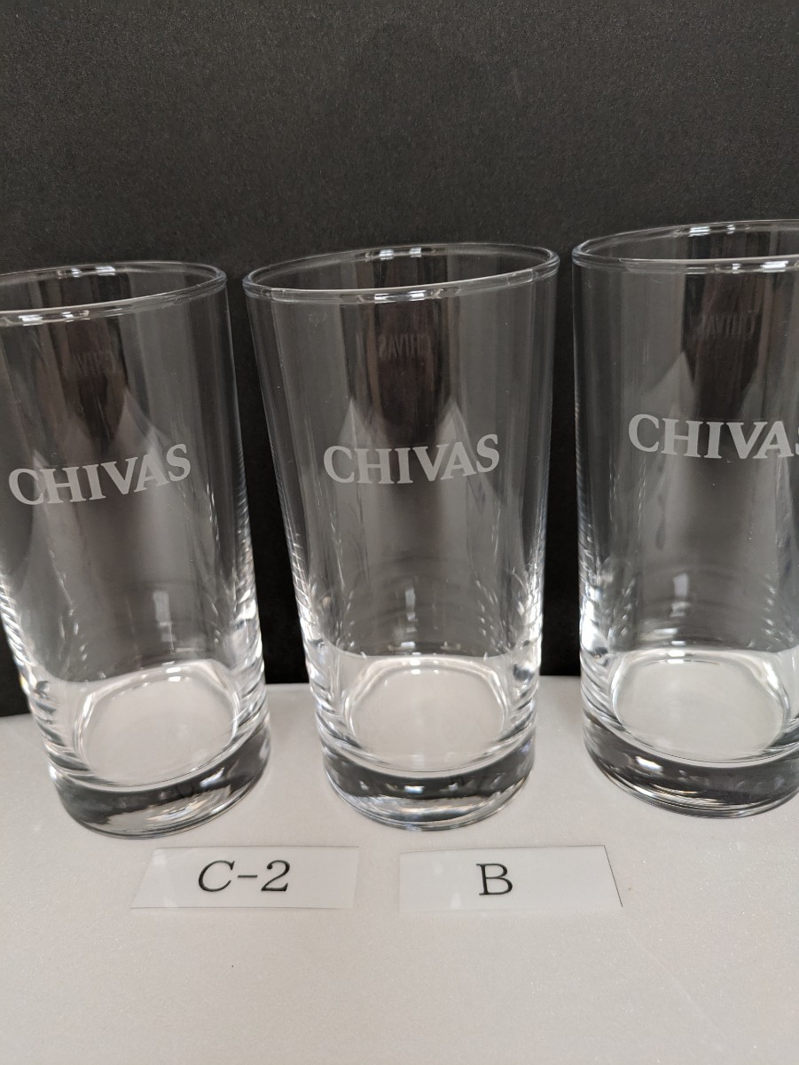 CHIVAS  グラス3点 新品箱無し非売品 Bセット拍卖