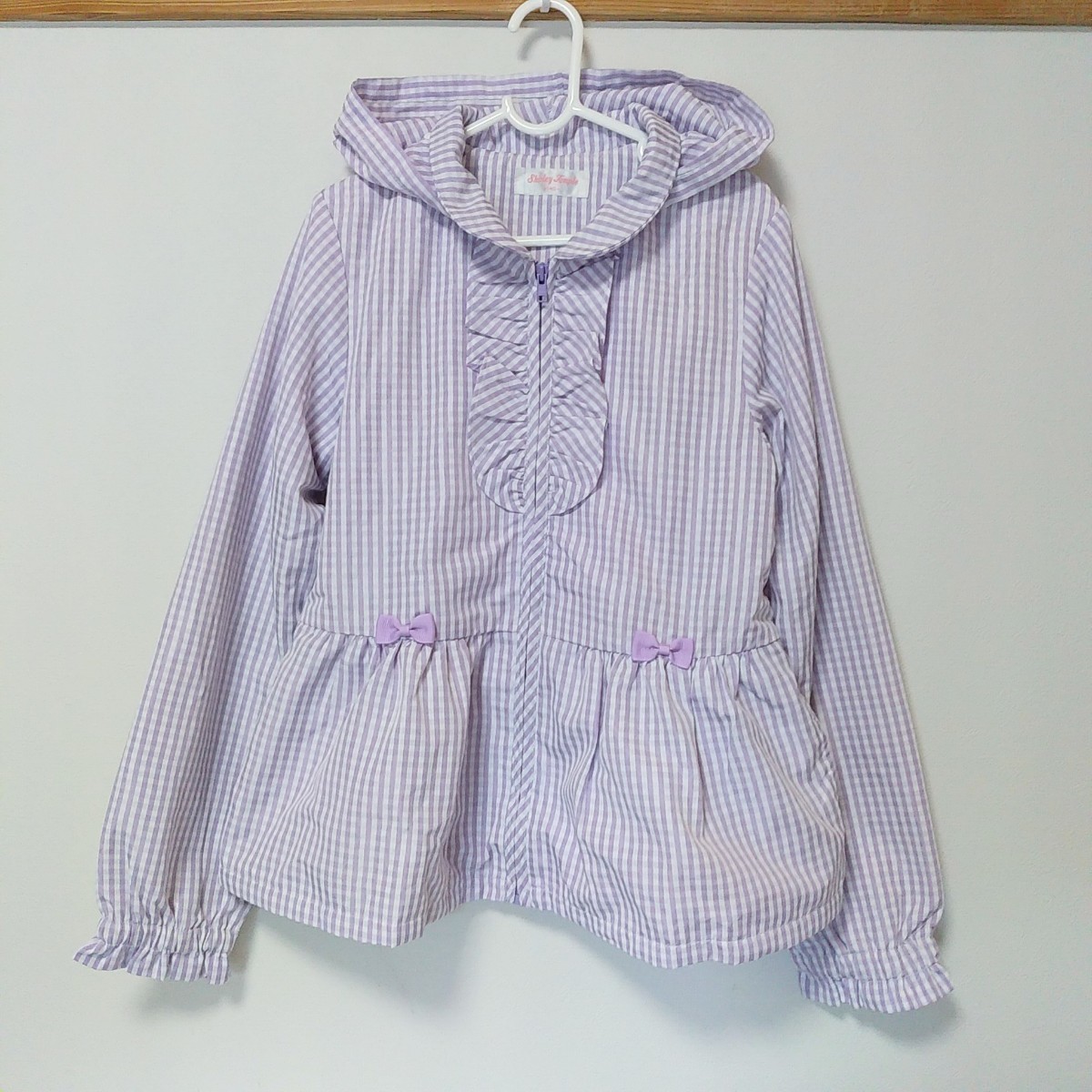 【美品】シャーリーテンプル 裏メッシュ ウインドブレーカー 140 パーカー 拍卖