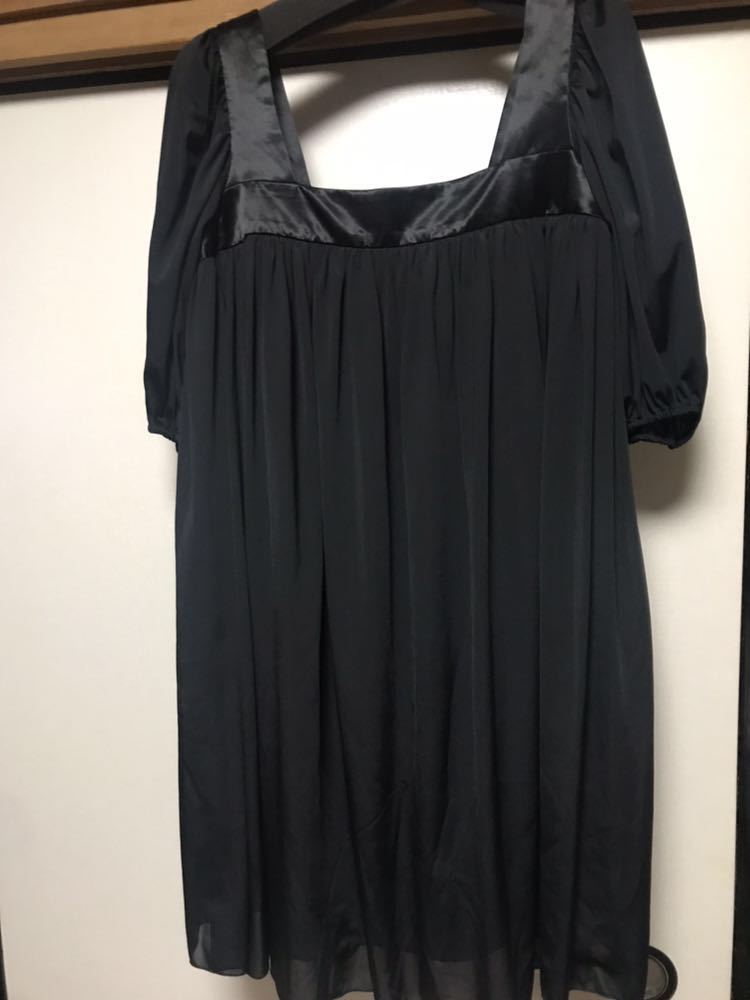 新品 Noble Birthノーブルバース チュニック 黒 38サイズ Mサイズ オンワード ゆったりめ おしゃれ トップス 即決あり拍卖