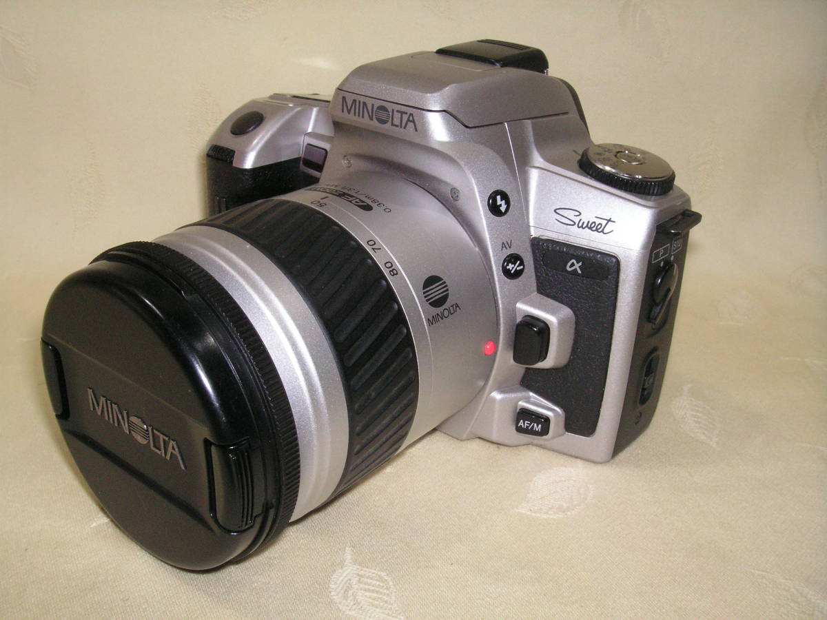 【カメラ②】MINOLTAミノルタ Sweet α / レンズ AF ZOOM 28-80mm付 <シャッターOKですがジャンク>拍卖