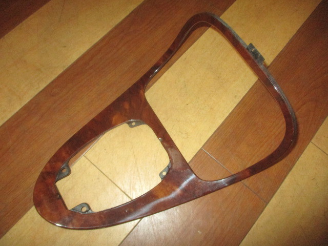 ■ジャガー XJ8 ウッドシフトパネル 中古2 GNC7839AB X308 バンデンプラス 部品取あり ギアシフタートリム ベゼル センターコンソール ■拍卖