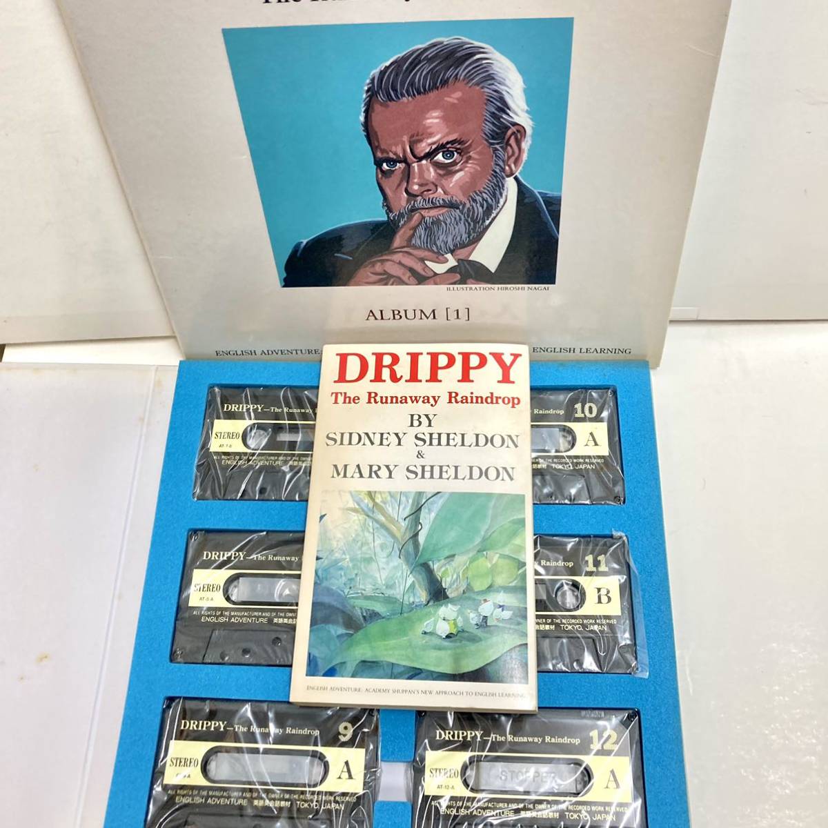 【10cassettes カセットテープセット】洋書 英語版 シドニィシェルダン SIDNEY SHELDON Drippy The Runaway Raindrop 小説拍卖