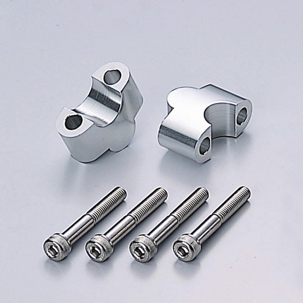 モンキー125ABS(18-21/JB02)用 ハンドルアップスペーサーH25(シルバー) |ハリケーン拍卖