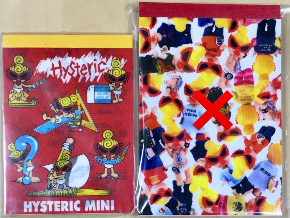 即決☆ヒスミニ☆正規品☆新品☆メモ帳☆シール付き☆文具MINI柄☆文房具☆ヒステリックミニ☆HYSTERICMINI拍卖
