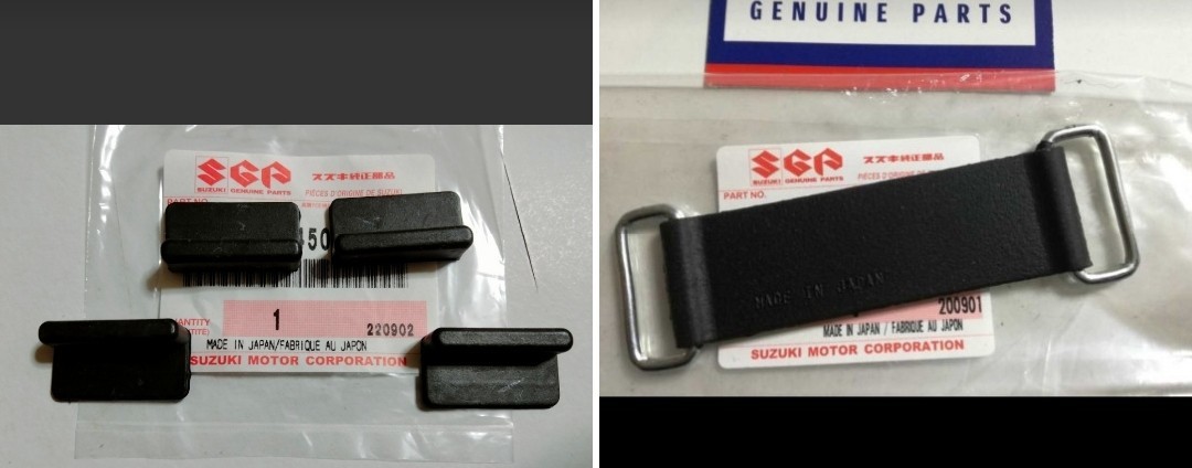 paypay 送料込み SUZUKI GSX250E ザリ GSX400E ザリ GS450 ザリ バッテリー バンド 純正 サイドカバーゴム拍卖