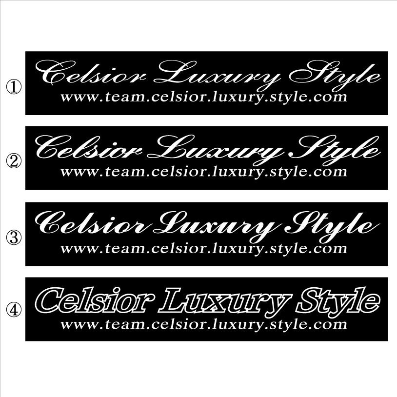 セルシオ 30センチ Luxury Style(切文字タイプ)拍卖