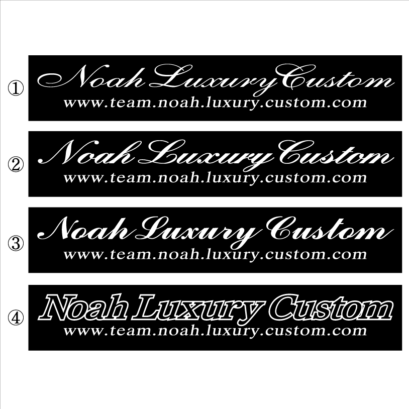 ノア 30センチ Luxury Custom(切文字タイプ)拍卖