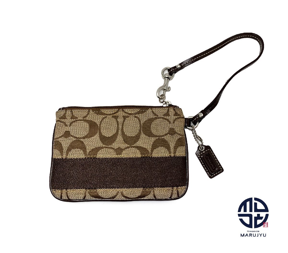 COACH コーチ シグネチャー ミニポーチ 小物入れ ※ポスト投稿でのご発送になります。拍卖