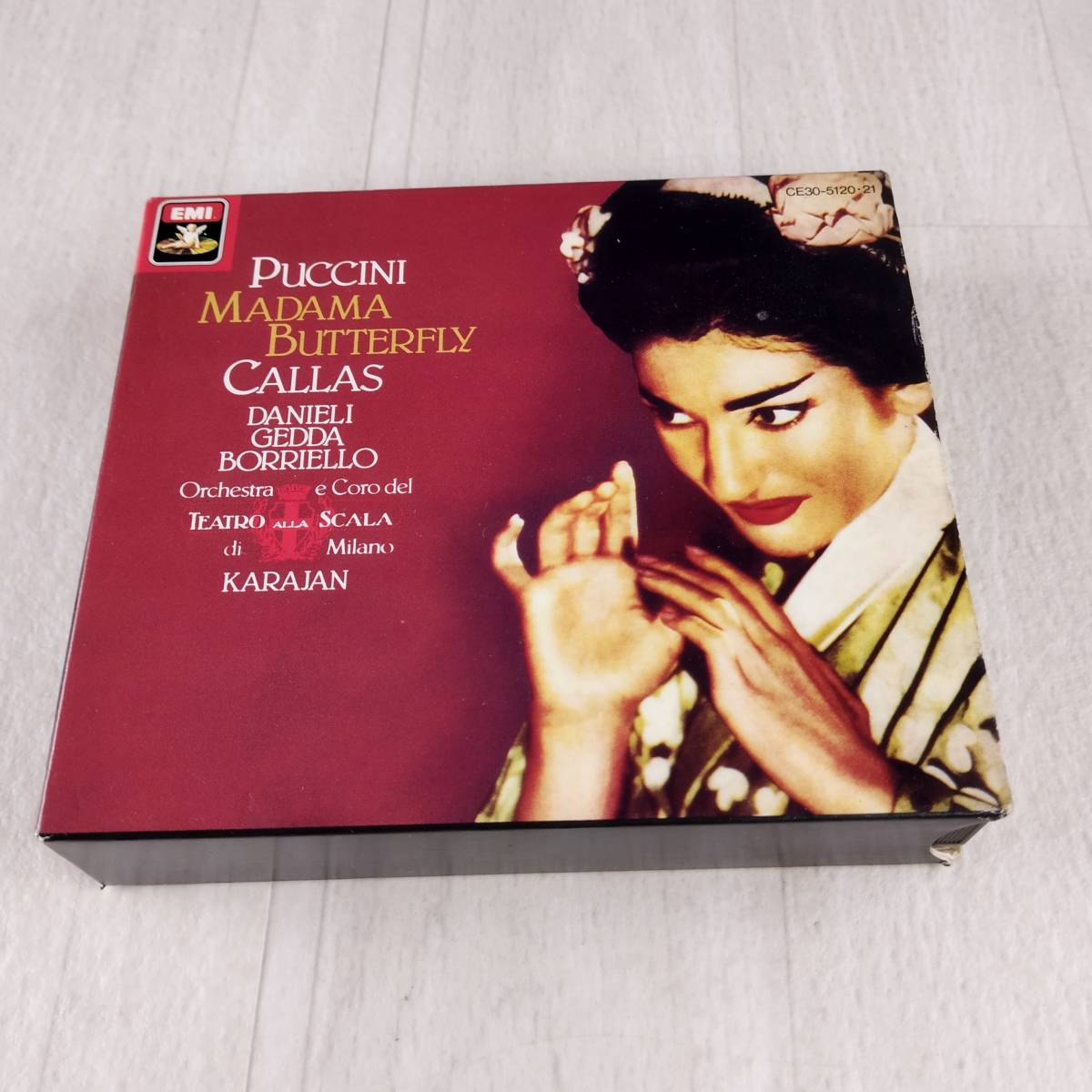 2MC2 CD ヘルベルト・フォン・カラヤン指揮 ミラノ・スカラ座管弦楽団及び合唱団 プッチーニ 歌劇 「蝶々夫人」 全曲拍卖