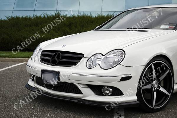 ★BENZ W209 CLK55 550 AMG カーボン フロント リップ スポイラー 2002-2006☆.拍卖